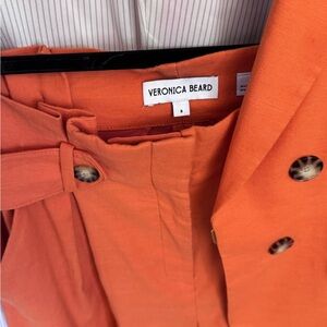 Veronica Beard Vibrant Orange Jacket